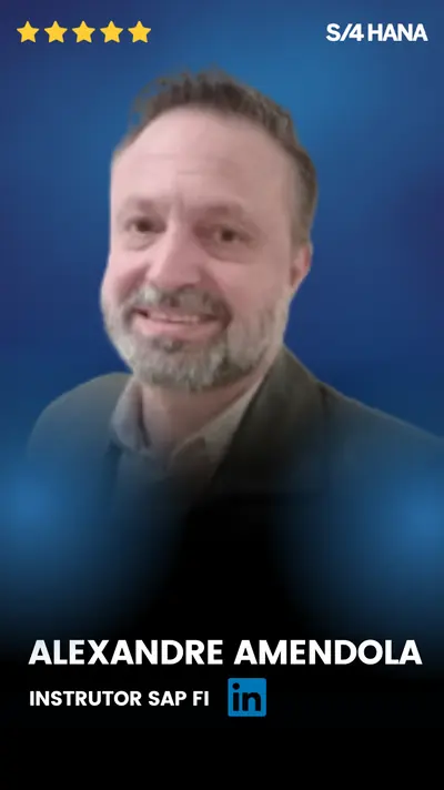 Alexandre Amendola, instrutor SAP FI