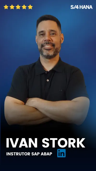 Ivan Stork, instrutor SAP ABAP. Abrir o LinkedIn